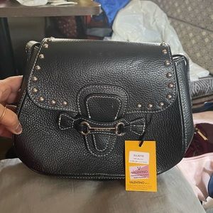 Black pebbled leather great condition